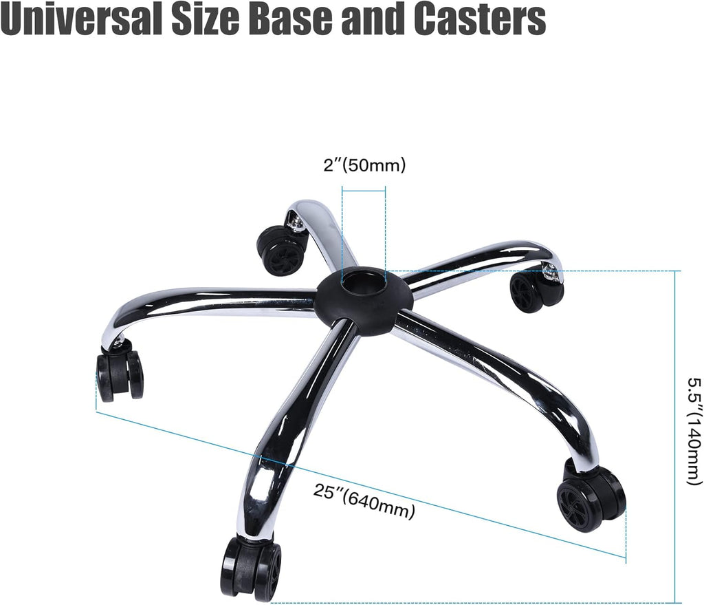 Office Chair Base with Casters Replacement Parts O188