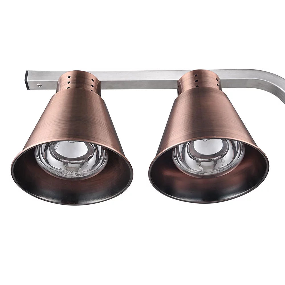 Commercial Food Warmer with Dual 250W Bulbs R28554