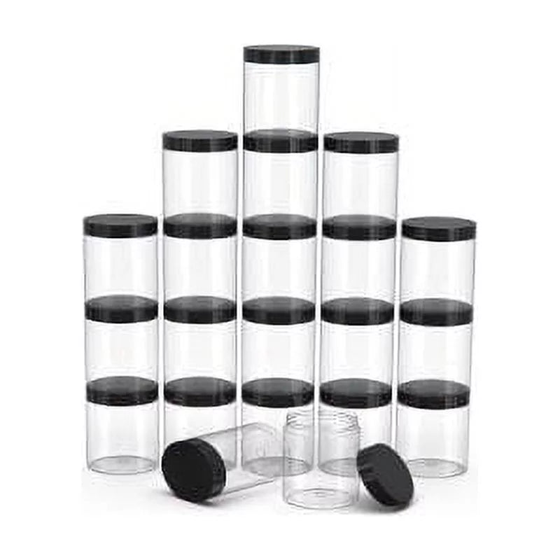 8oz BPA Free Clear Plastic Containers with Lids 30 Pack C822