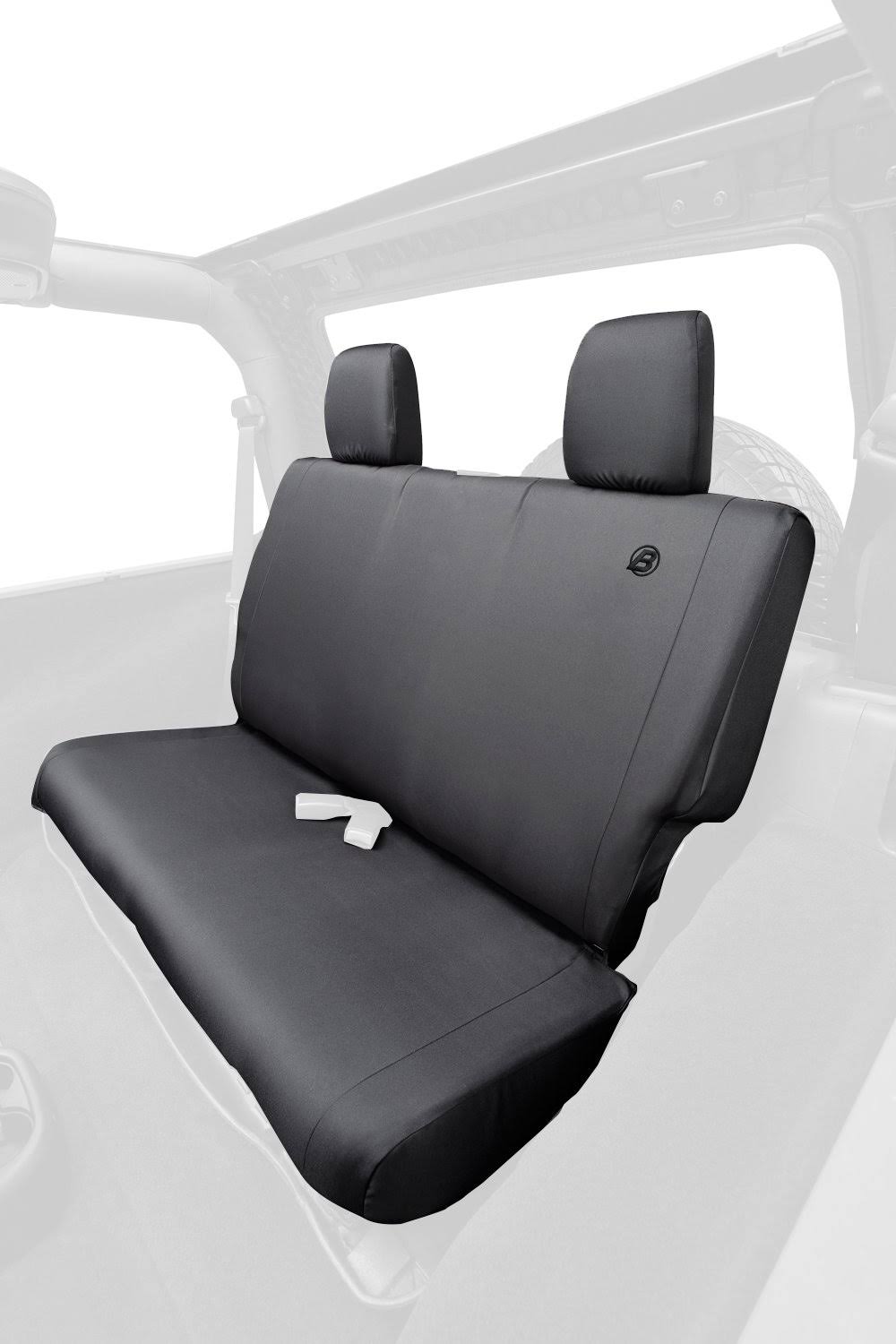 Black Rear Seat Cover T3718