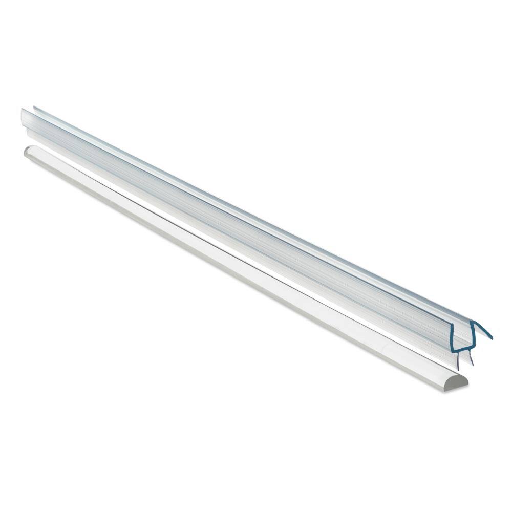 Chrome Frameless Hinged Shower Door J15673