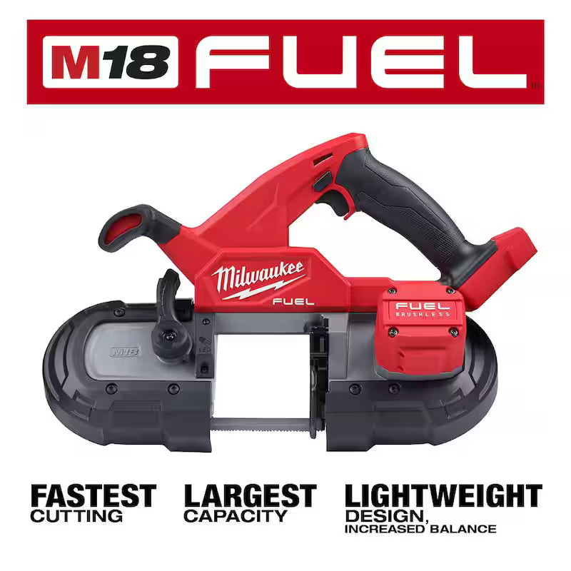 18V Lithium-Ion Brushless Cordless Compact Bandsaw and SDS Plus Rotary Hammer A237191