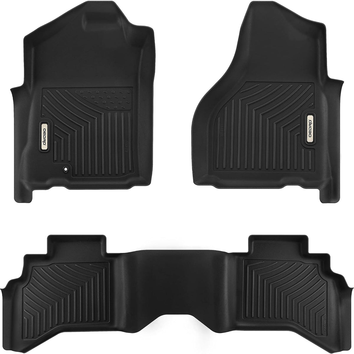 Black TPE All-Weather Floor Liners Y3178