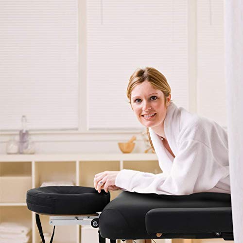 Portable Massage Table 28 Inch Wide Adjustable Folding PU Leather C74314