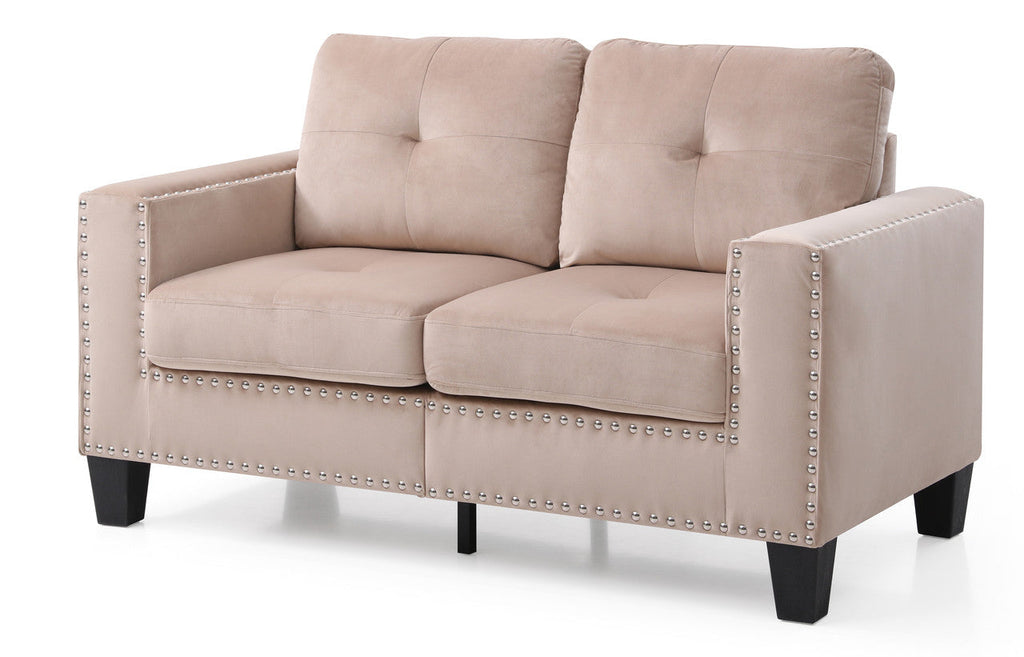 Beige Loveseat O24762