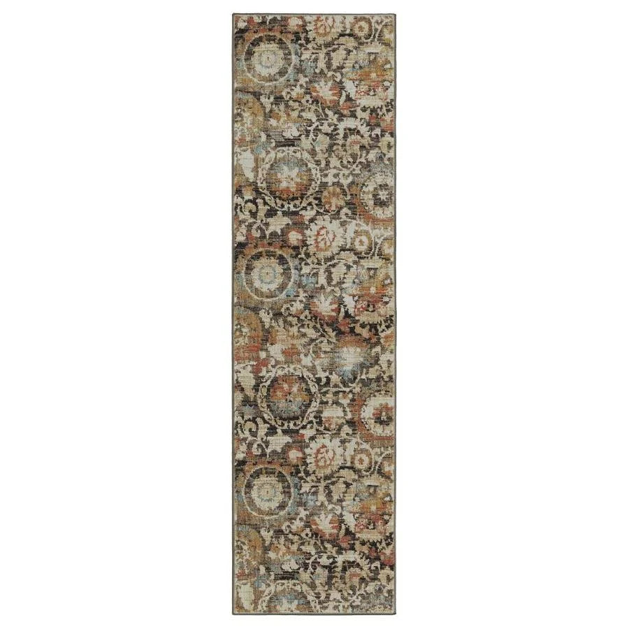 Multi Indoor Floral Runner K49606