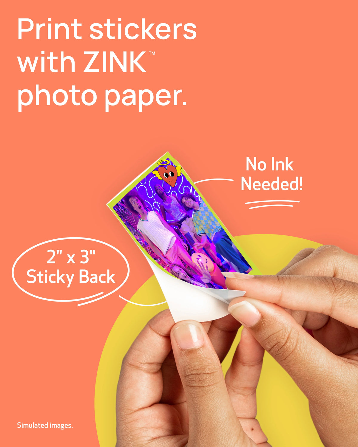 Mini Photo Printer Pure White C183875