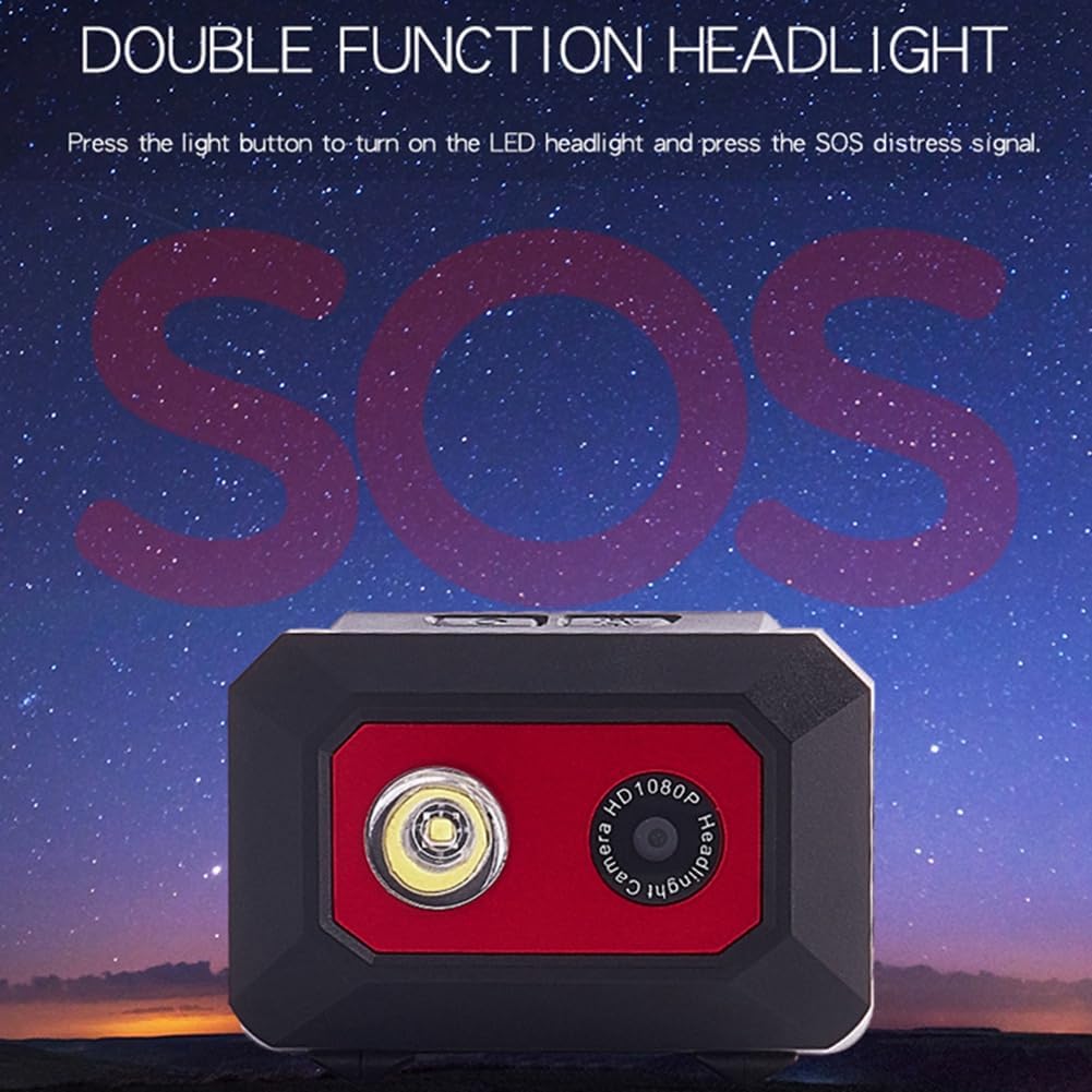 Night Vision Head-Mounted Action Camera Helmet Video Recording DVR Cam N97597