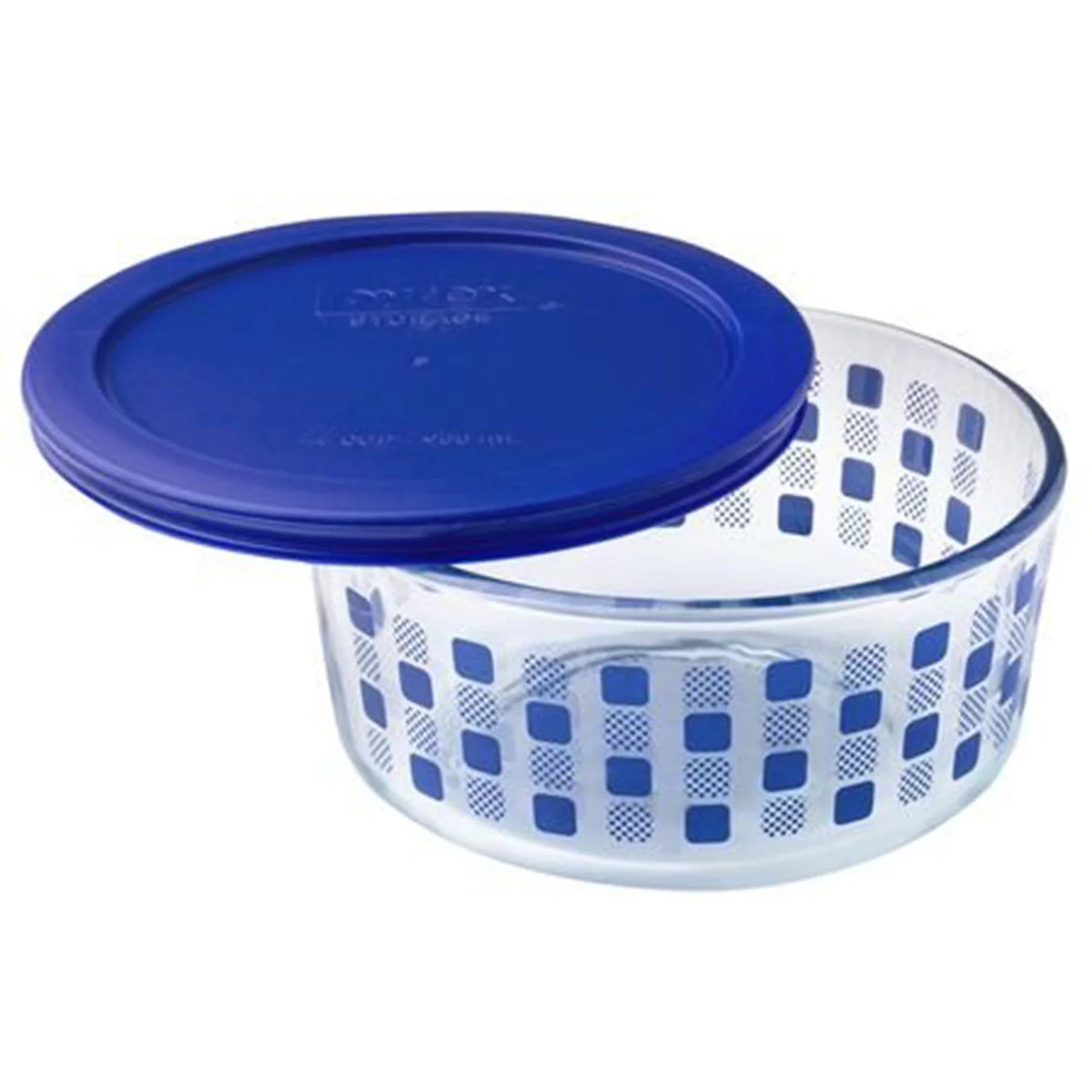 Cadet Blue 4-Cup Square with Lid 4-Pack S825