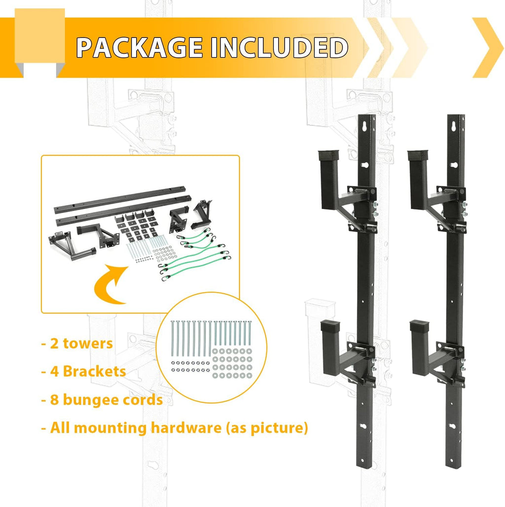 Adjustable Trailer Ladder Rack Pack of 2 W914299