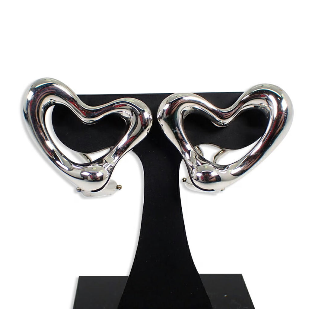 925 Open Heart Earrings H7738
