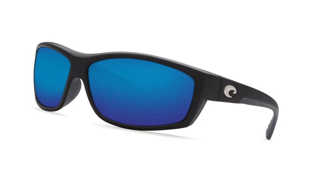 Matte Black Blue Sunglasses S450
