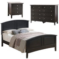 3-Piece Full Bed 8-Drawer Dresser and 3-Drawer Nightstand N564