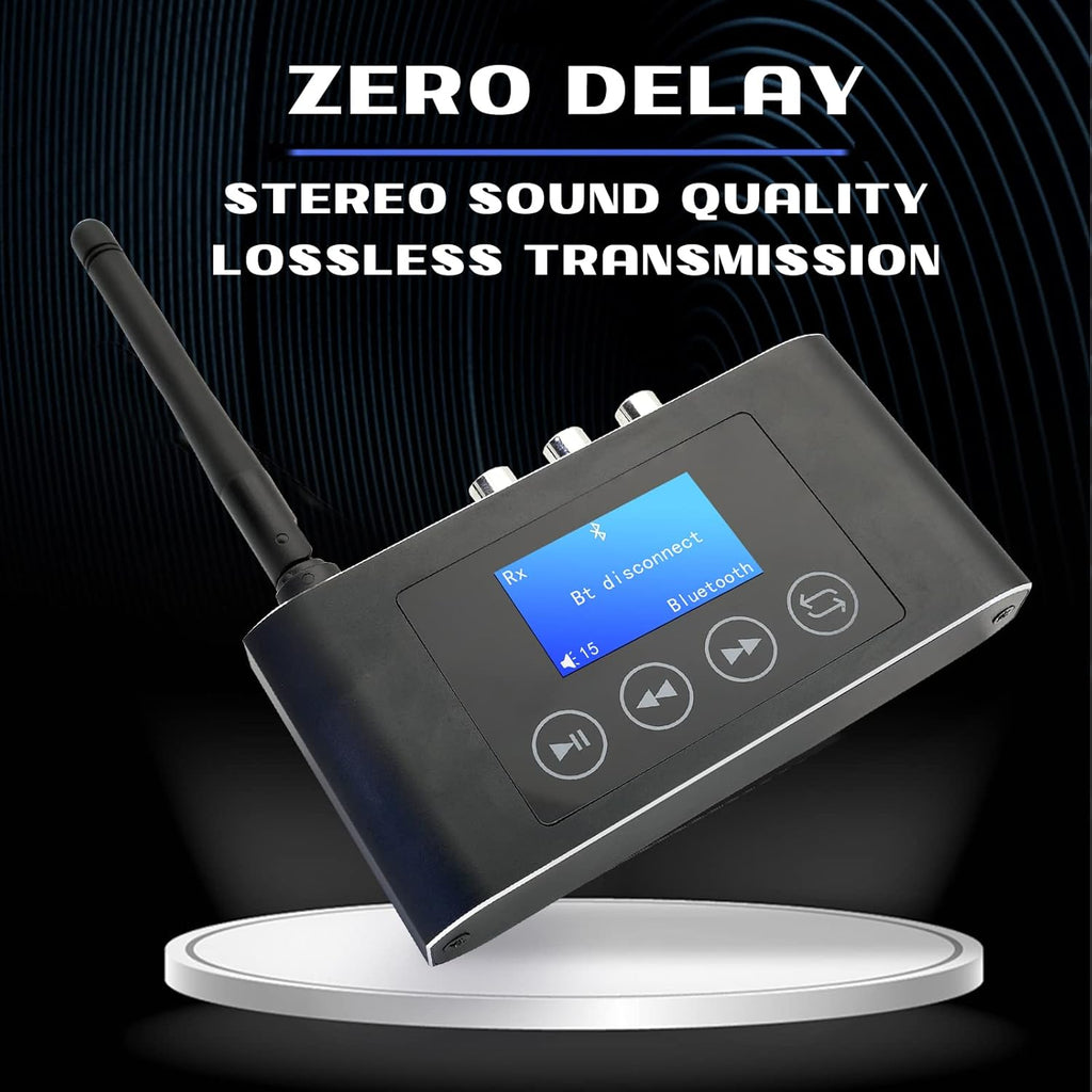 Bluetooth 5.1 Transmitter Receiver with Screen, Optical RCA AUX D333175
