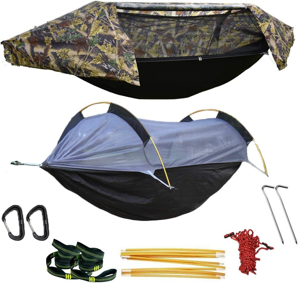 Camping Hammock with Net and Rainfly Cover P414768