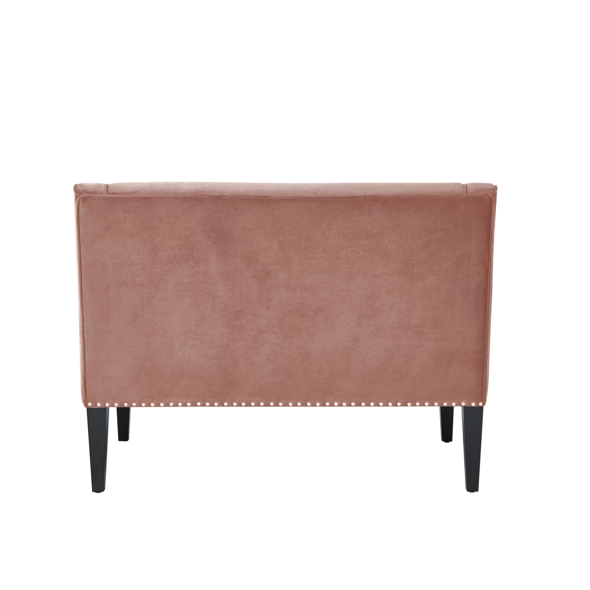 Blush Velvet Upholstered Bench U7731