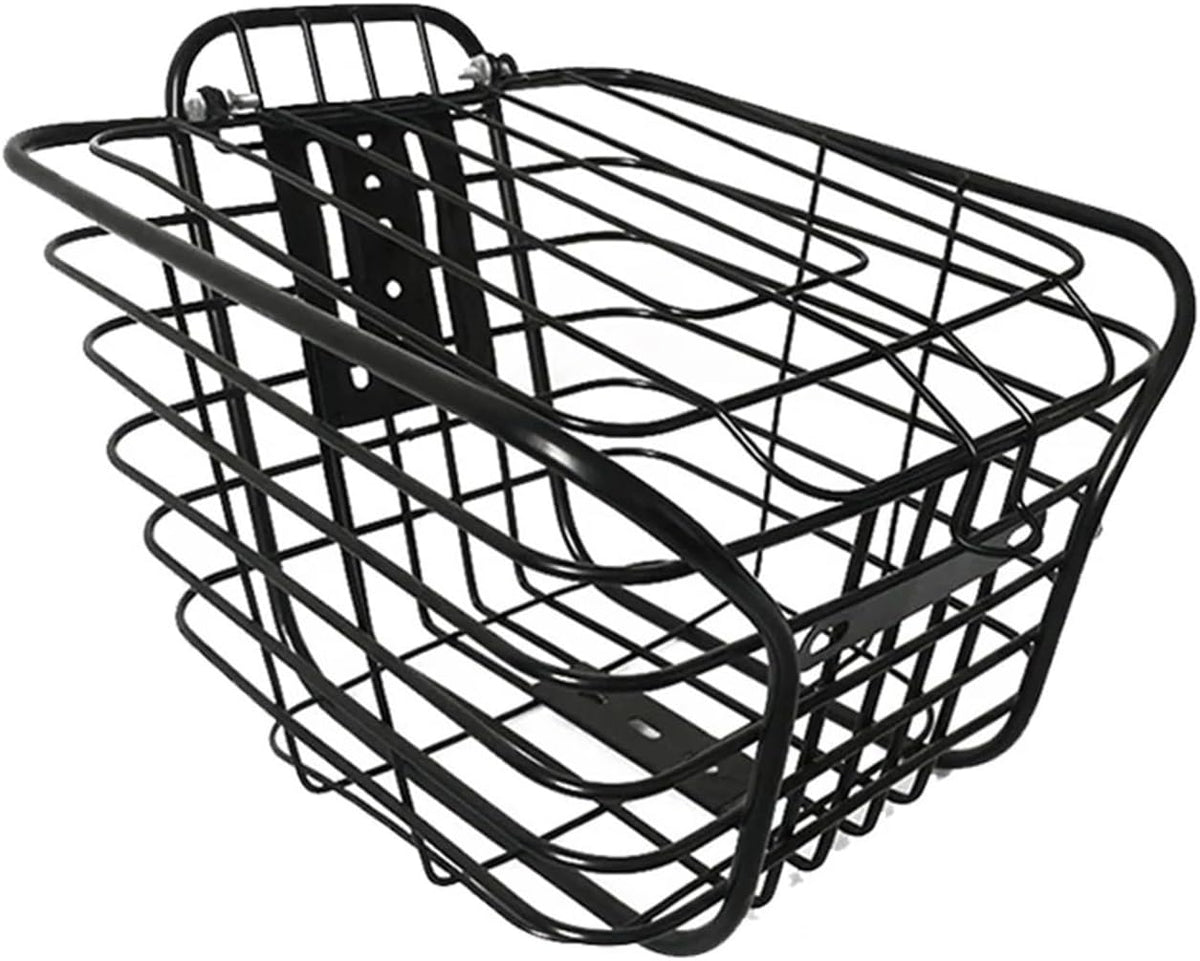 Large-Capacity Metal Bike Basket with Cover L7052