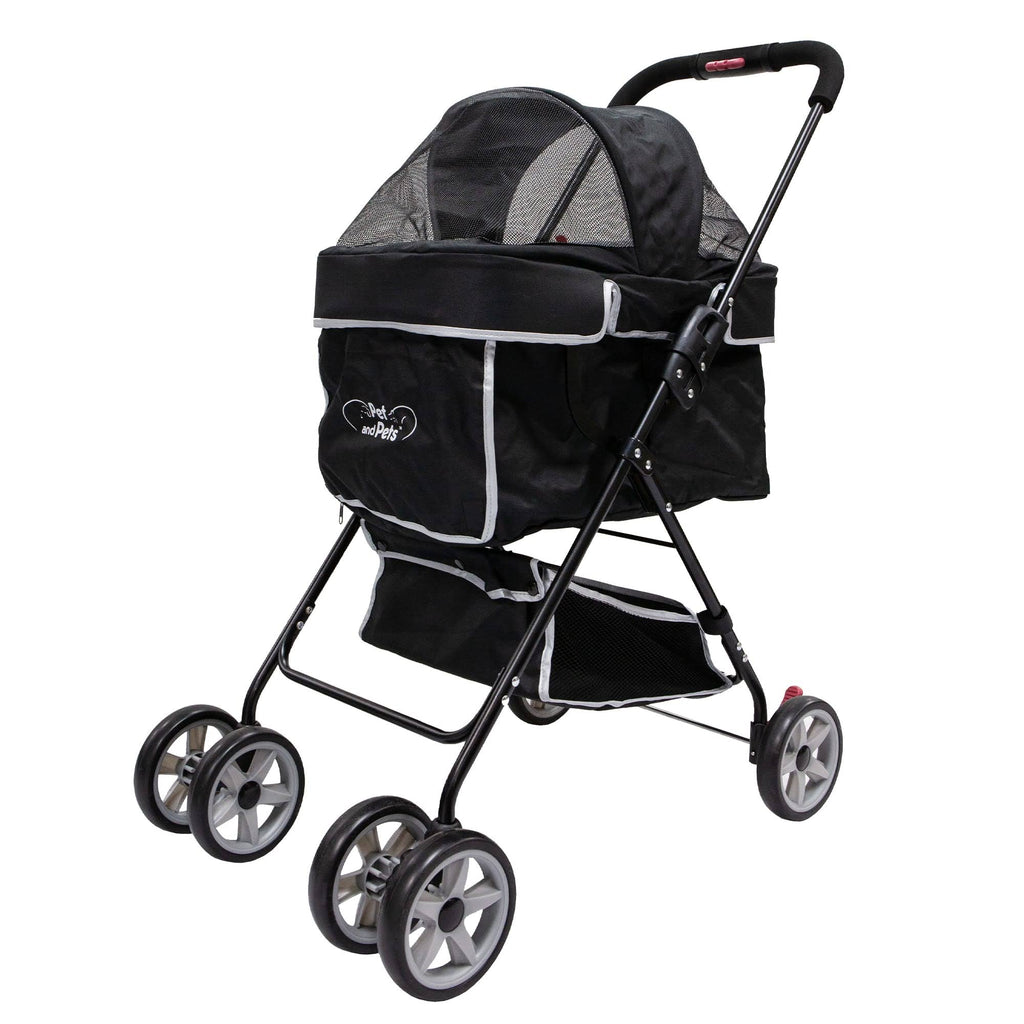Black Pet Stroller Y51922