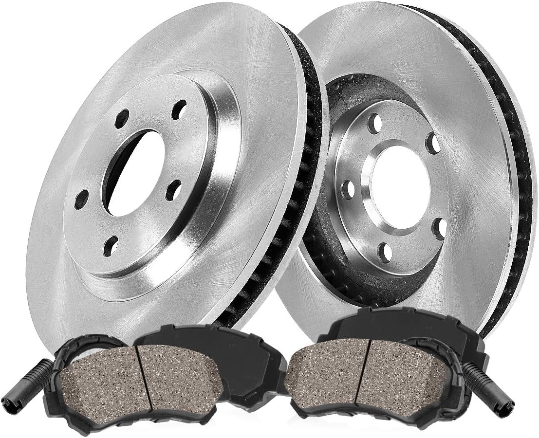 Brake Rotors with Brake Pads and Sensors A546