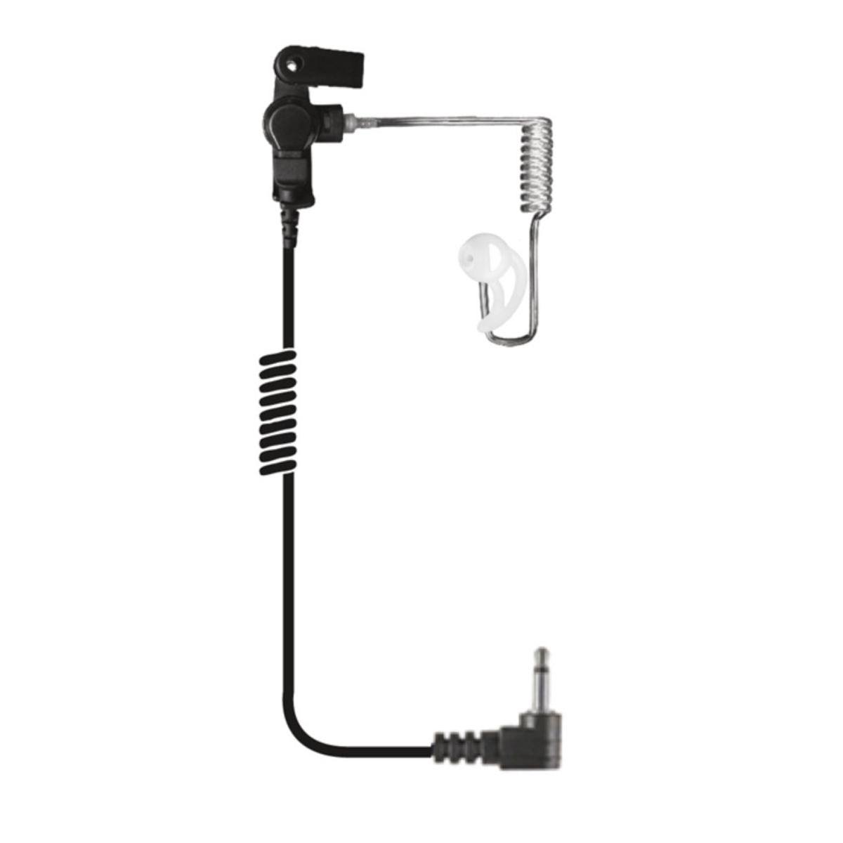 Black Long Tube Listen Only Earpiece F521