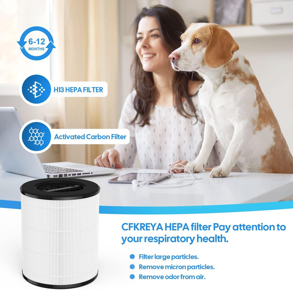 MERV 17 HEPA Replacement Filter O60932