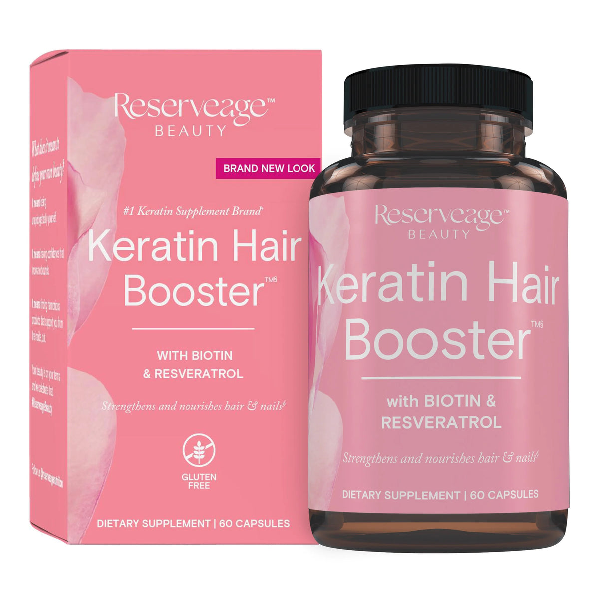 Biotin Hair and Nails Supplement, 60 Capsules C362