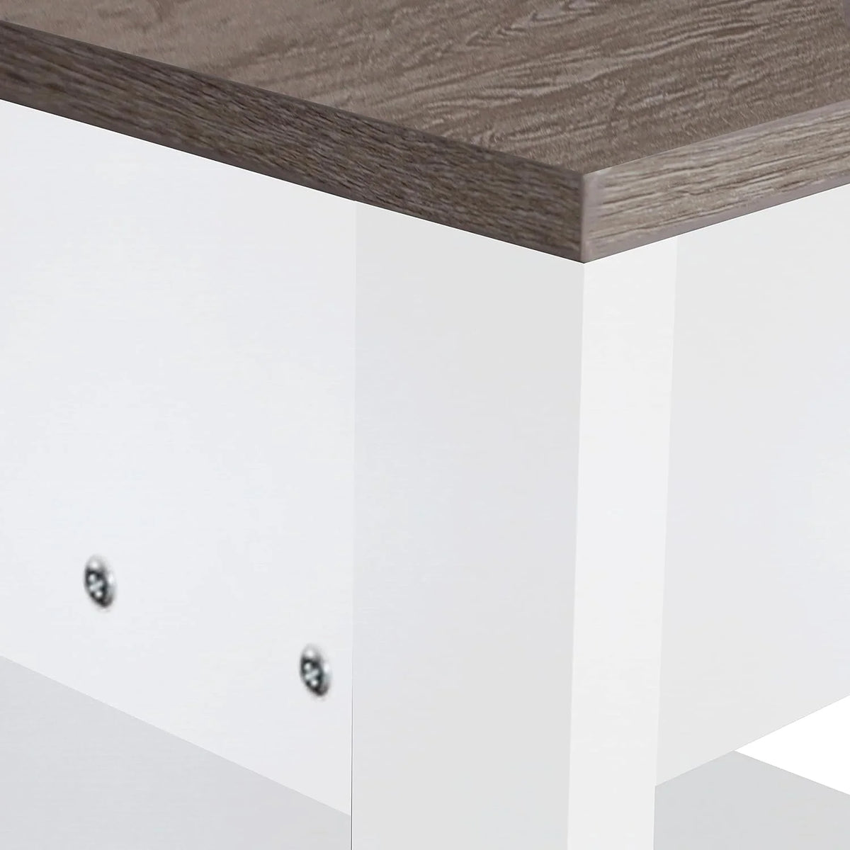 Modern Wood Writing Desk with Hutch N7332