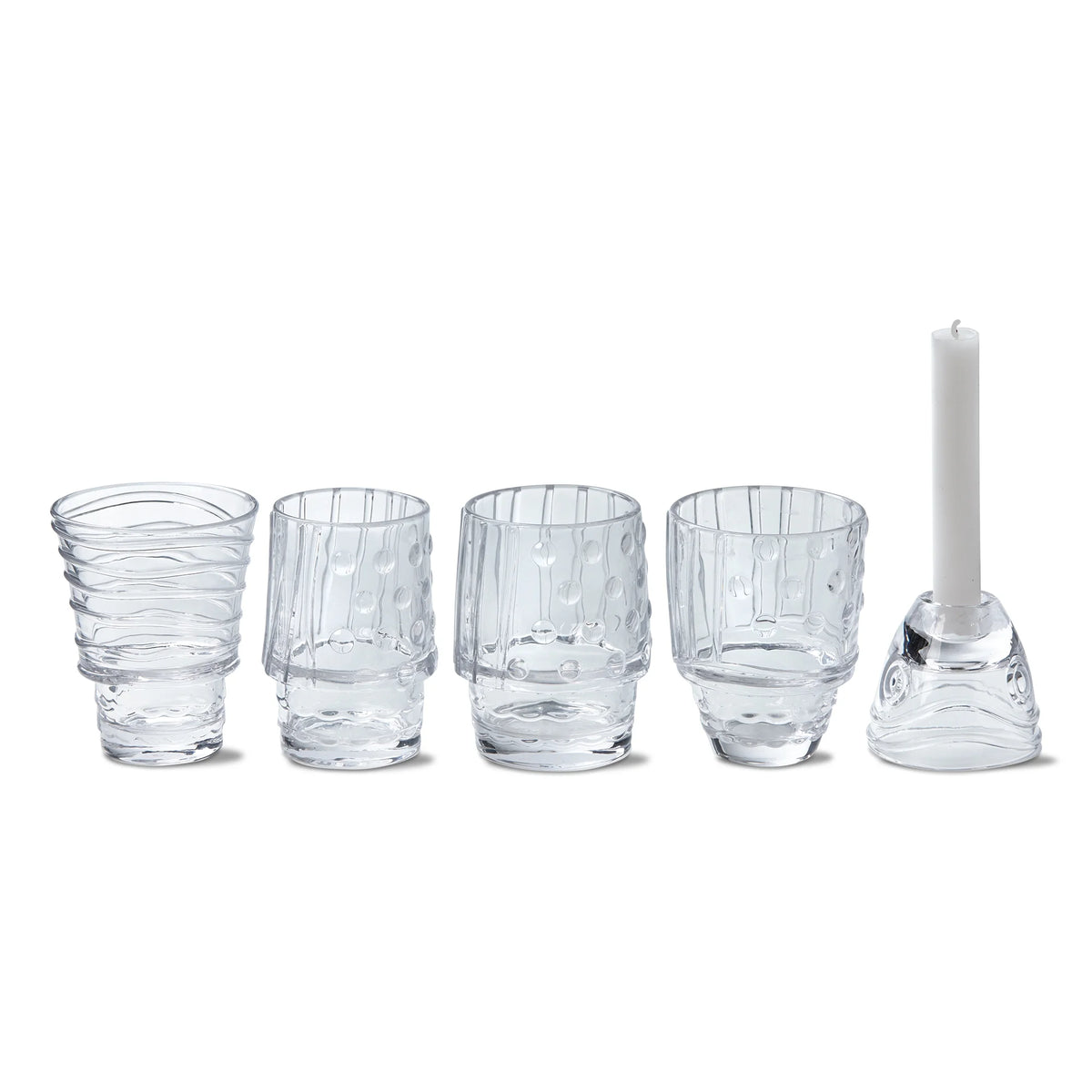 Stacking Fish Glasses Set of 5 U868