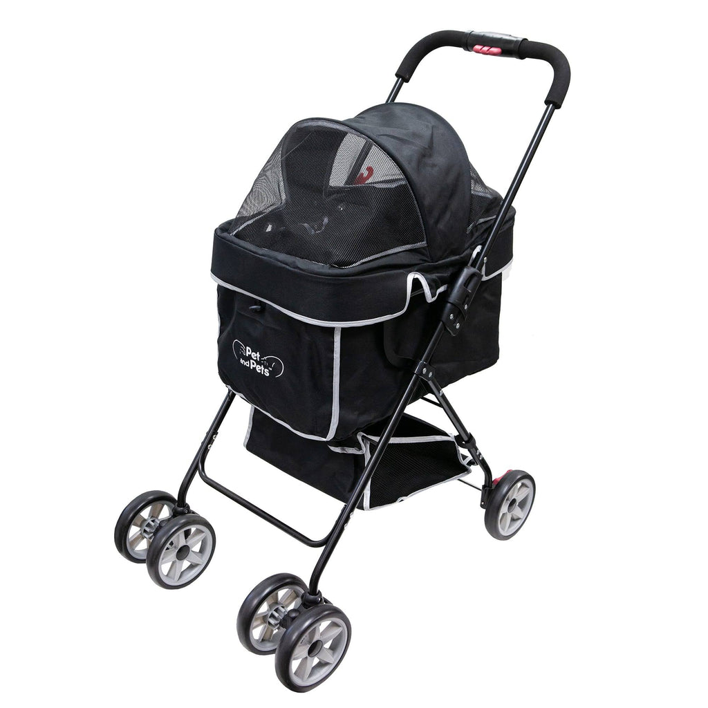 Black Pet Stroller Y51922