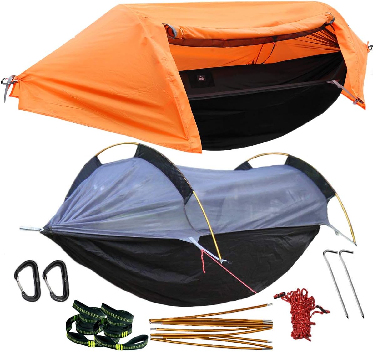 Camping Hammock with Net and Rainfly Cover P414768