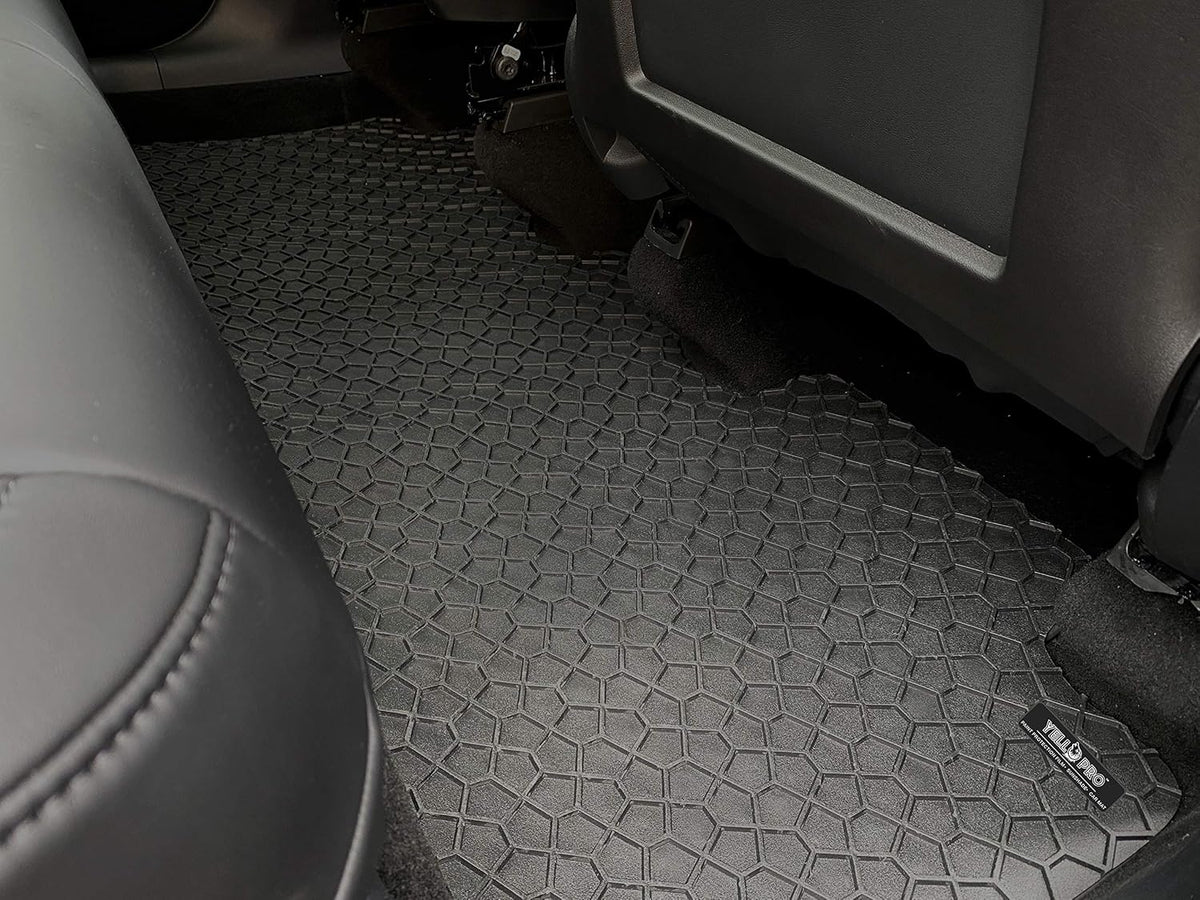 Black Rubber Trunk Mats for Tesla Model Y Y3062