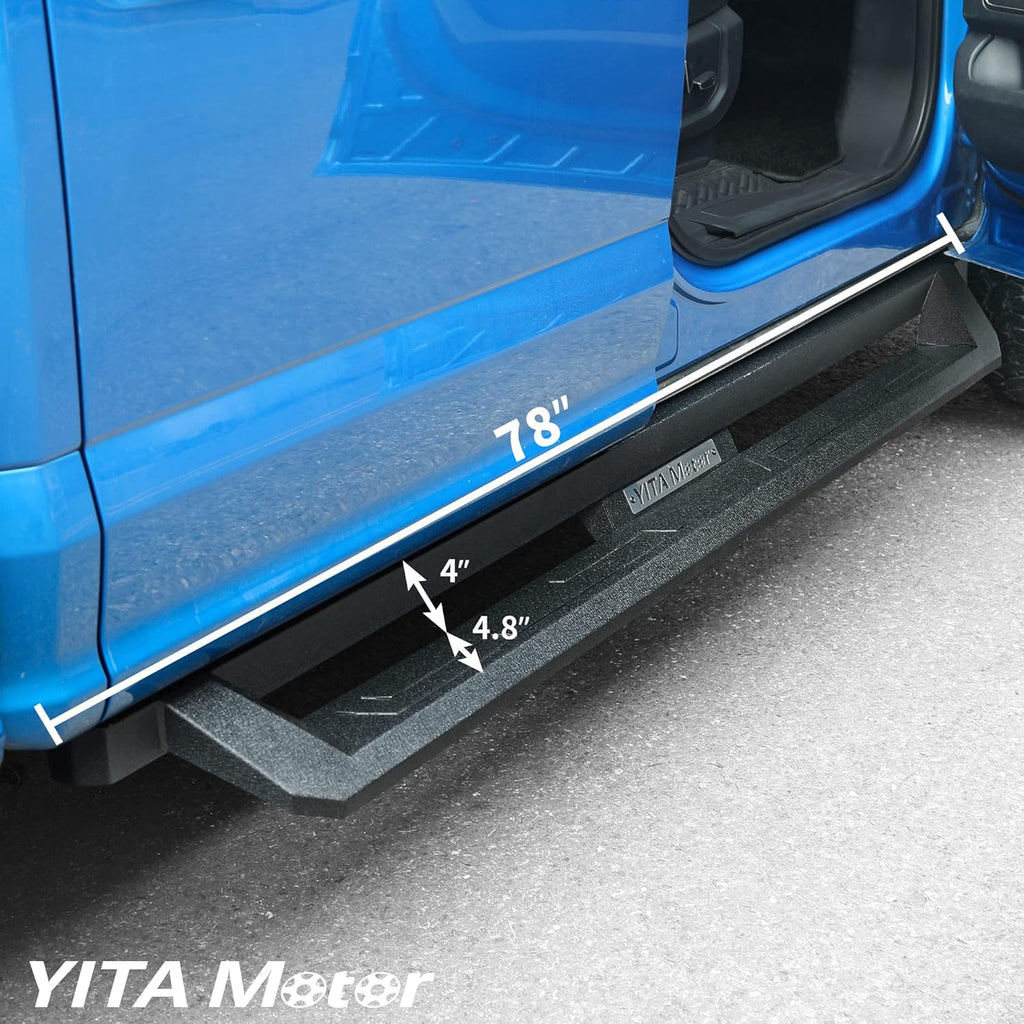 Black Powder Coated Nerf Bars Running Boards E62364