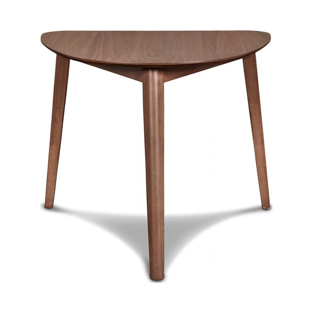Brown Corner Table and 2 Wood Back Chairs O112471