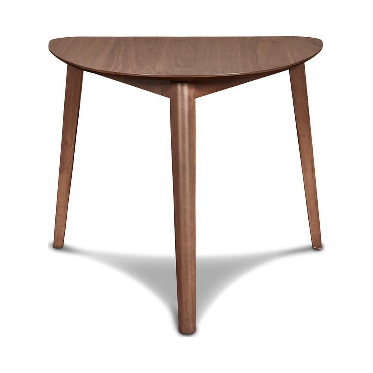 Brown Corner Table and 2 Wood Back Chairs O112471