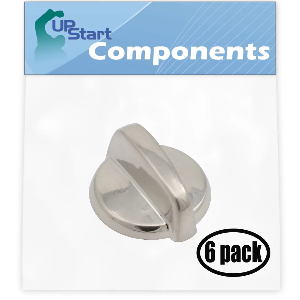 6 Pack Stainless Steel Finish Control Knob O46220