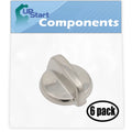6 Pack Stainless Steel Finish Control Knob O46220