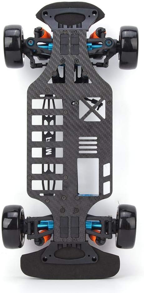 Carbon Fiber Metal 1:10 RC Car Frame Kit W35382