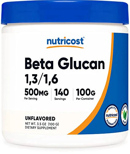 Beta Glucan Powder 100 Grams Non GMO W6203