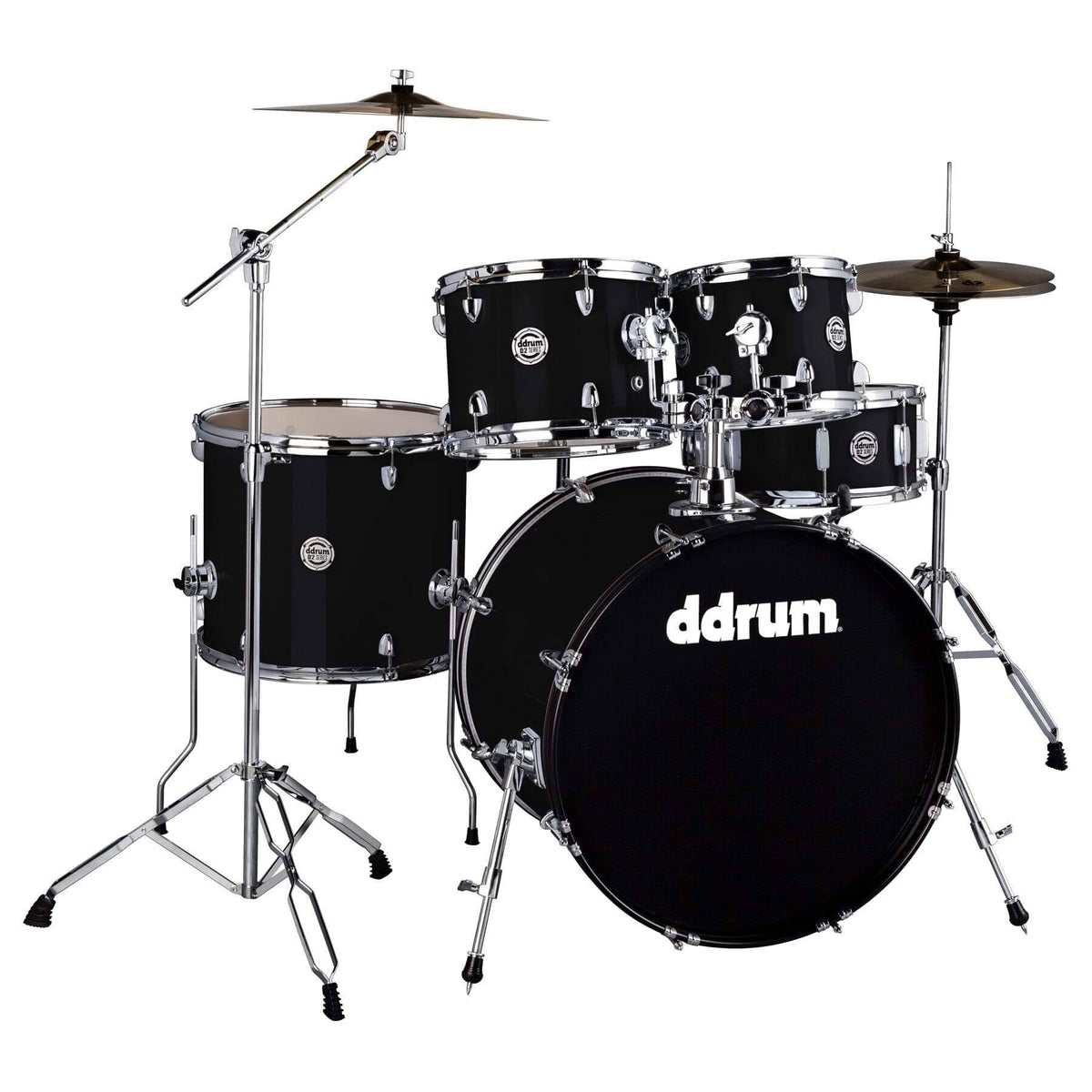 5-Piece Complete Drum Kit Midnight Black I410733