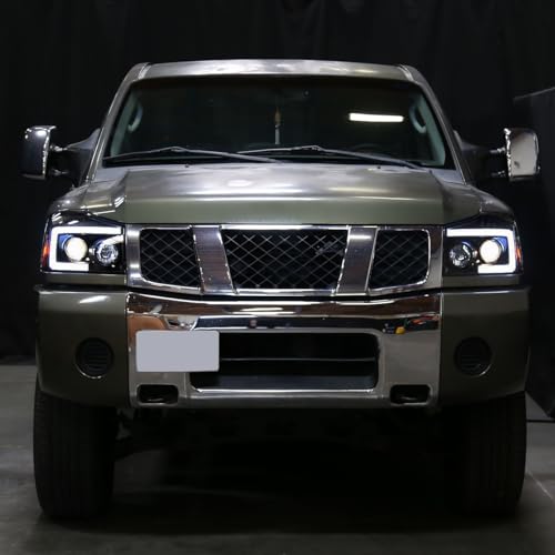 Black Projector Headlights Pair J9670