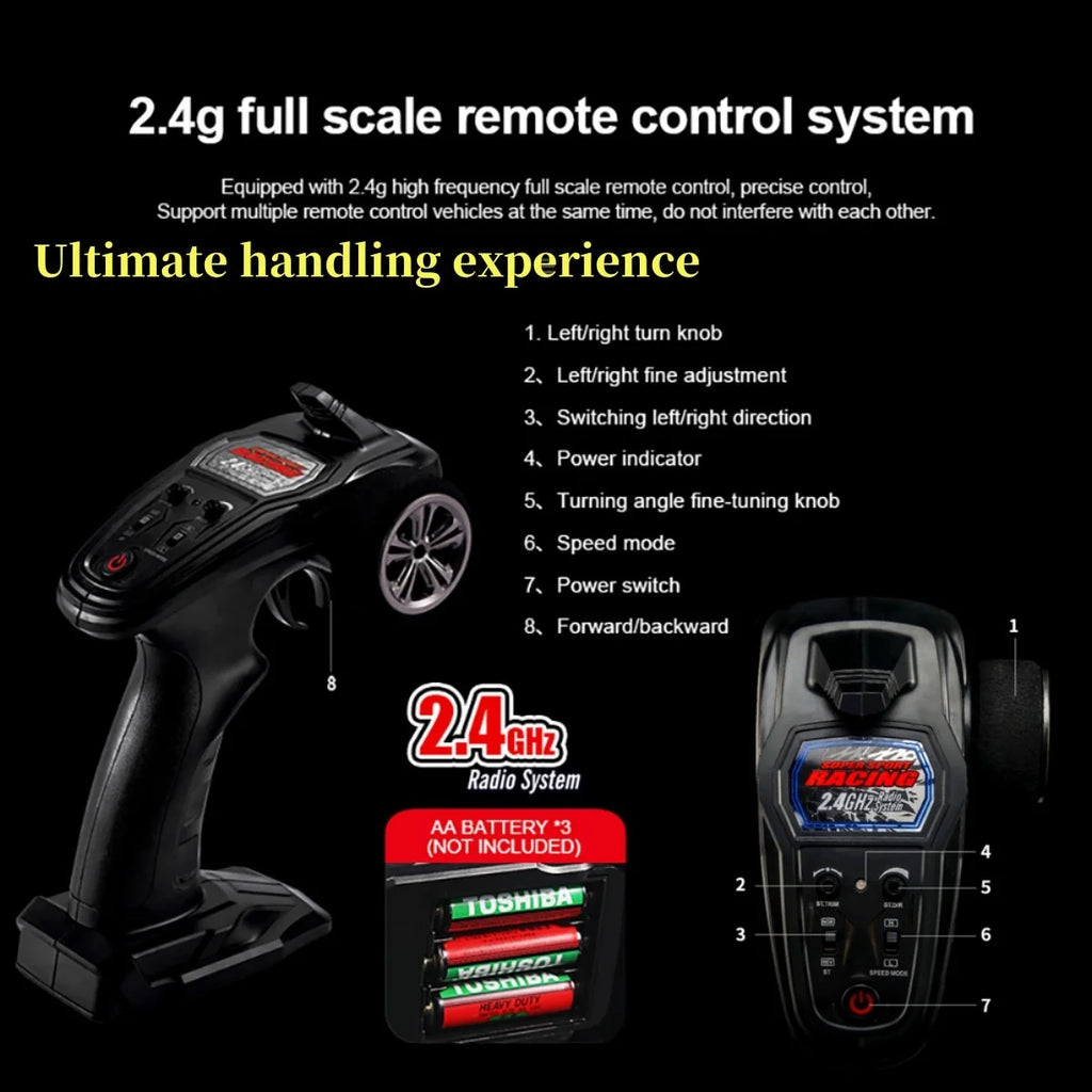 Red 4WD Remote Control Car N2612