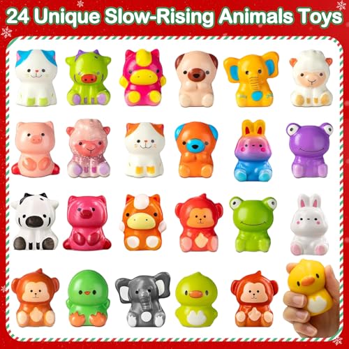 2025 Christmas Advent Calendar with 24 Slow Rising Toys H476890