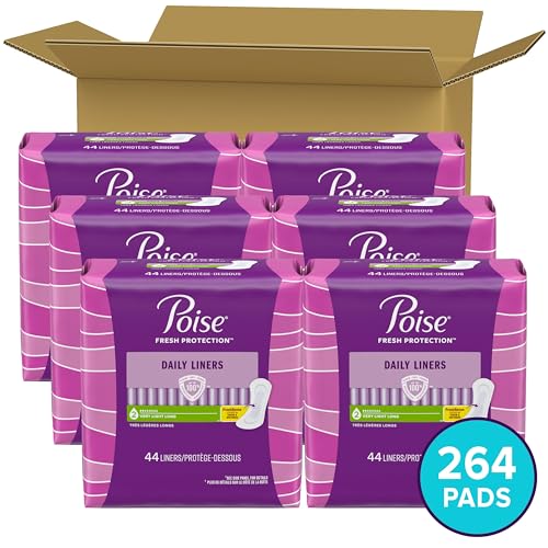 264 Count Long Length Incontinence Panty Liners K982210