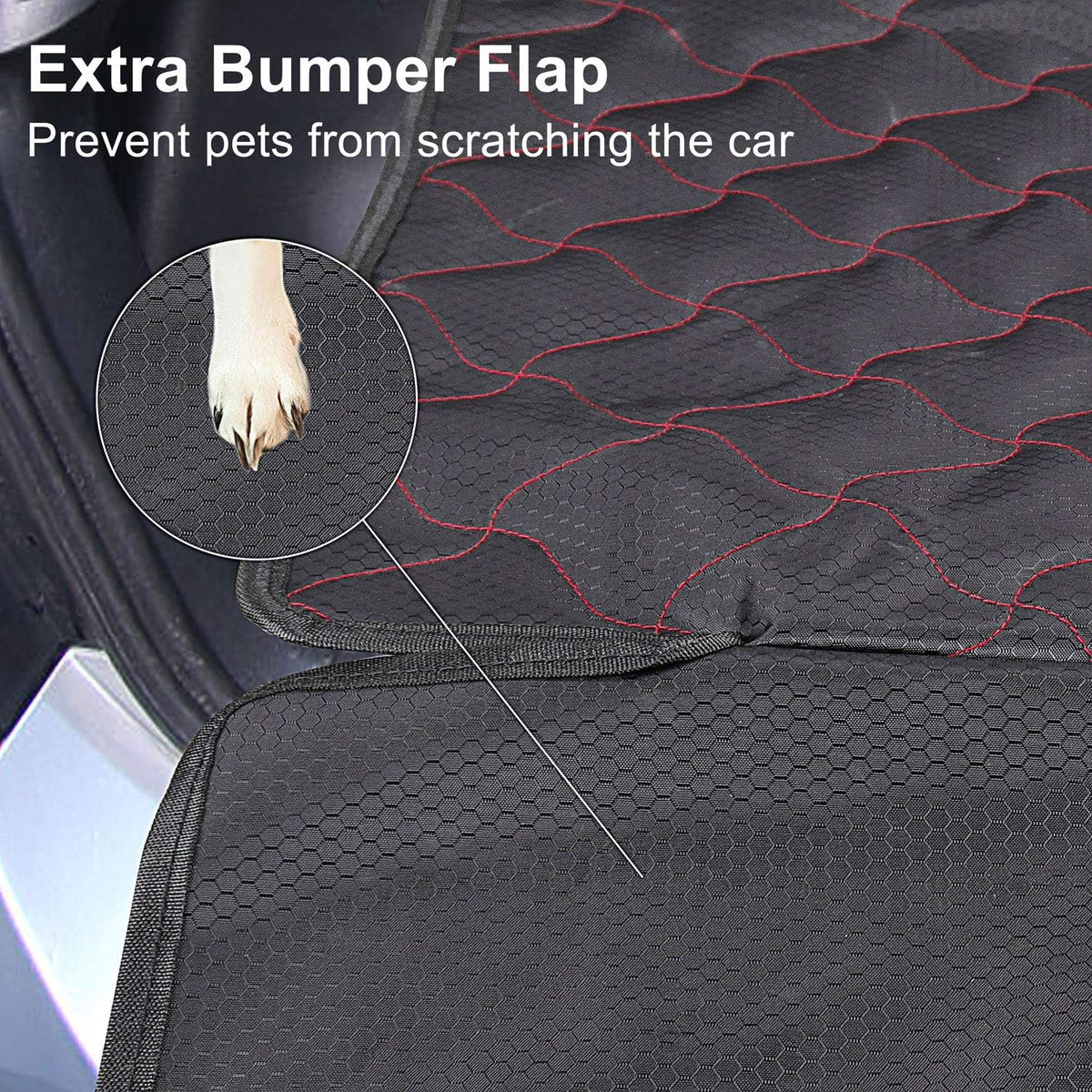 Waterproof Nonslip SUV Cargo Liner with Bumper Flap O73965