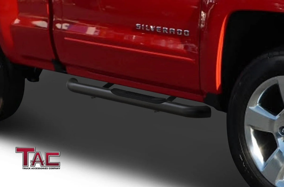 3" Side Steps Black Side Bars Nerf Bars Running Boards R604