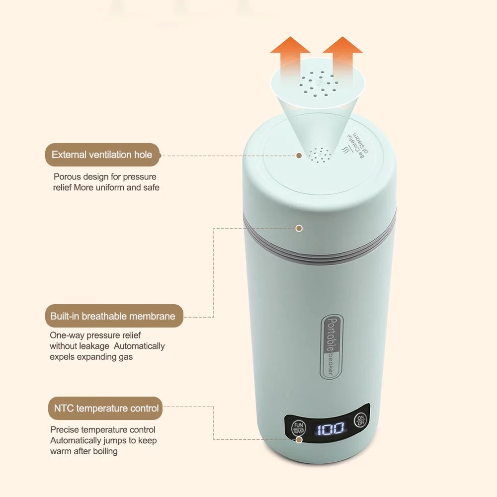 Portable Electric Kettle 350ml Stainless Steel B29132