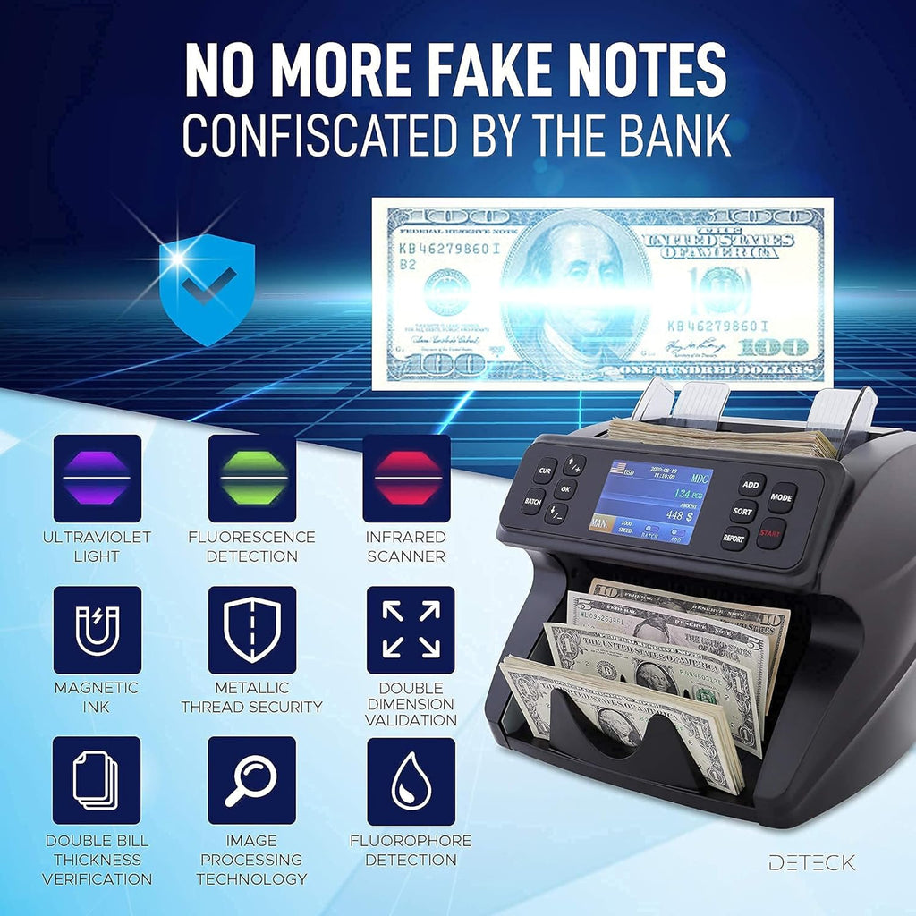 Money Counter Machine Mixed Denomination M833