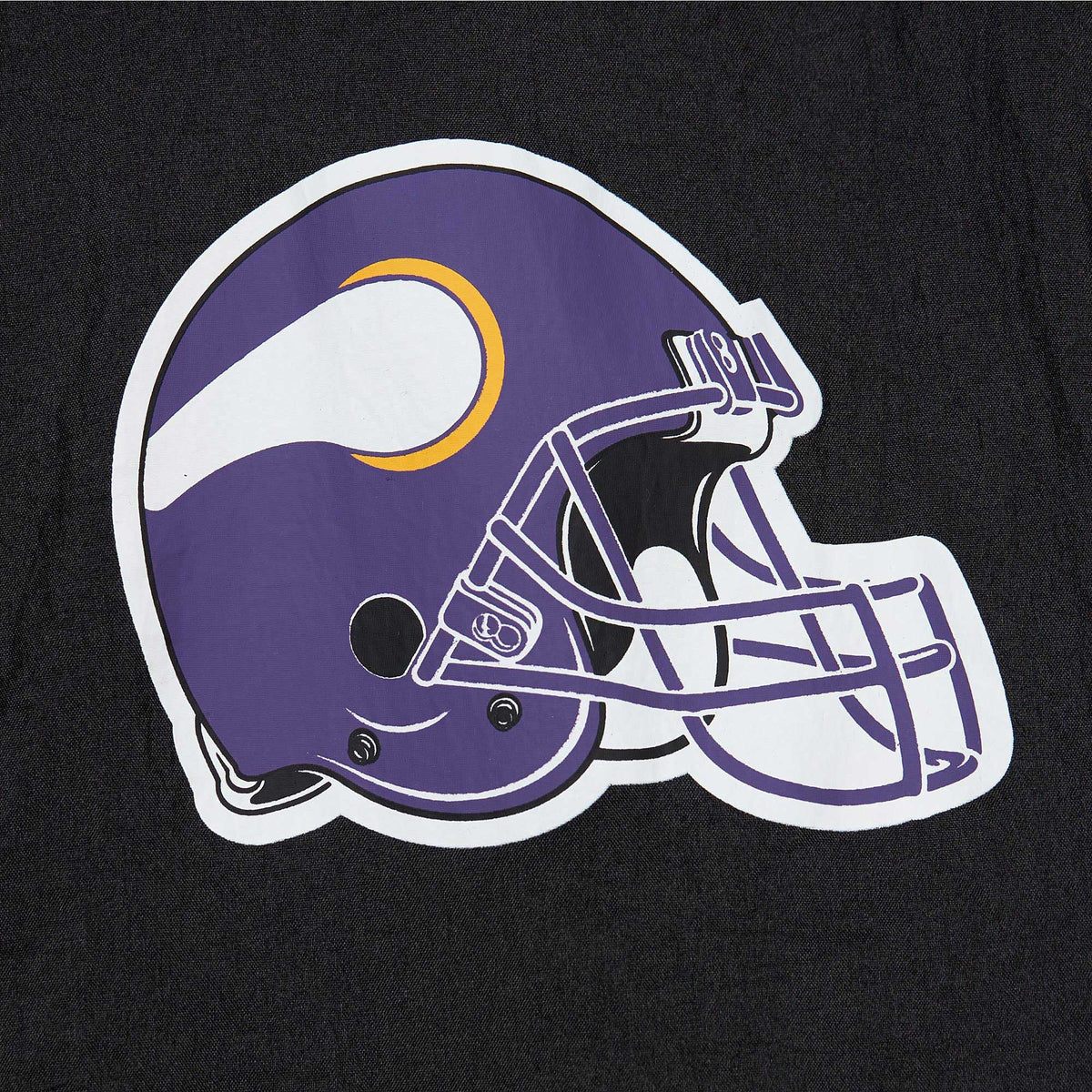 Black Minnesota Vikings Quarter-Zip Windbreaker Jacket Q67062