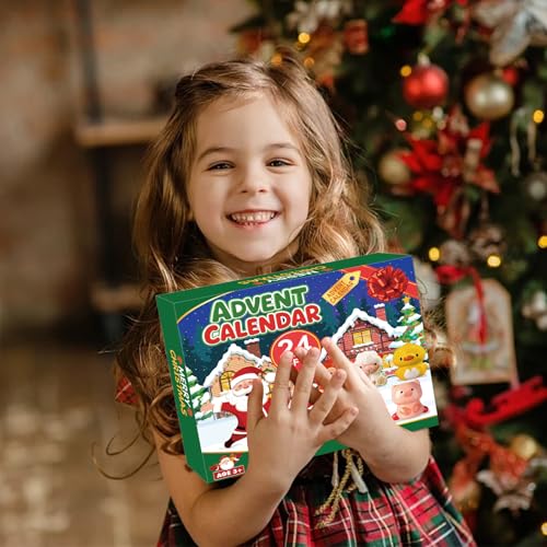 2025 Christmas Advent Calendar with 24 Slow Rising Toys H476890