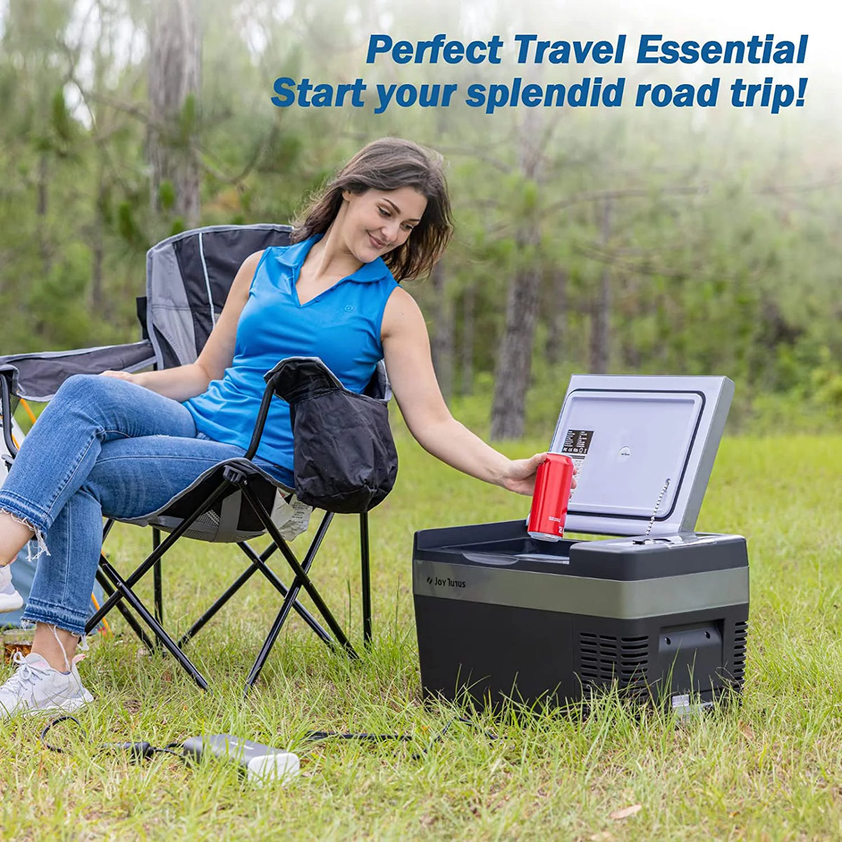 25L Portable Car Refrigerator Cooler 12/24V DC 110V AC I2348